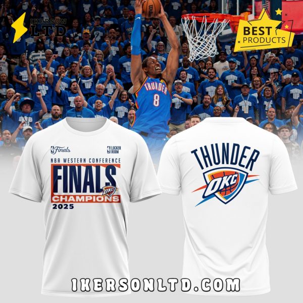 OKC Western Conference Champions White Hoodie