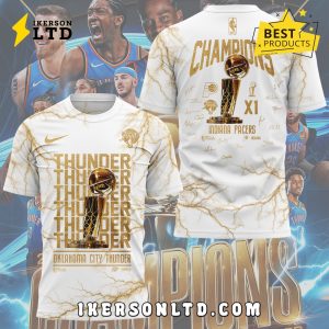 Oklahoma City Thunder 2X Champions White Shirt