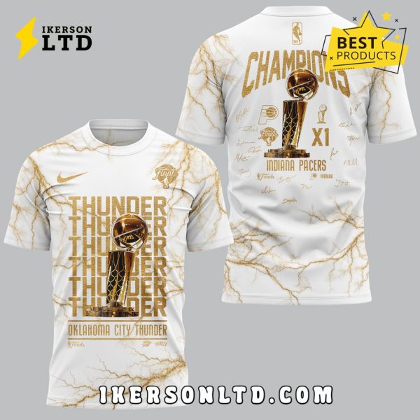 Oklahoma City Thunder 2X Champions White Shirt