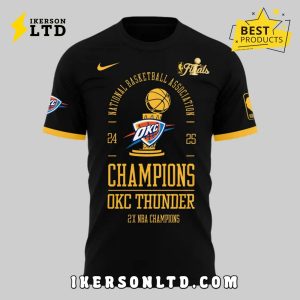Oklahoma City Thunder 2X NBA Champions Shirt