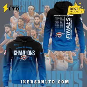 Oklahoma City Thunder Final Conference Hoodie 2025