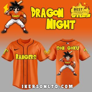 Texas Rangers x Dragon Ball Night 2025 Baseball Jersey