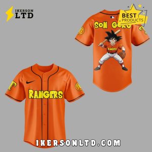 Texas Rangers x Dragon Ball Night 2025 Baseball Jersey