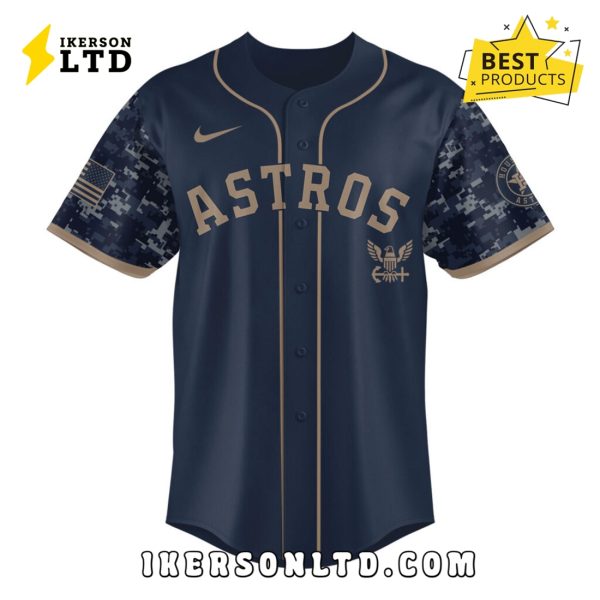 2025 Armed Forces Day Houston Astros Baseball Jersey