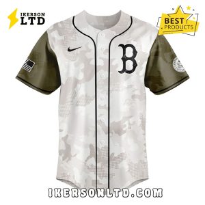 2025 Armed Forces Day Red Sox Baseball Jersey