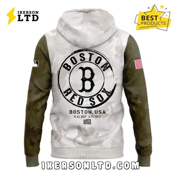 2025 Armed Forces Day Red Sox Hoodie, Long Pants