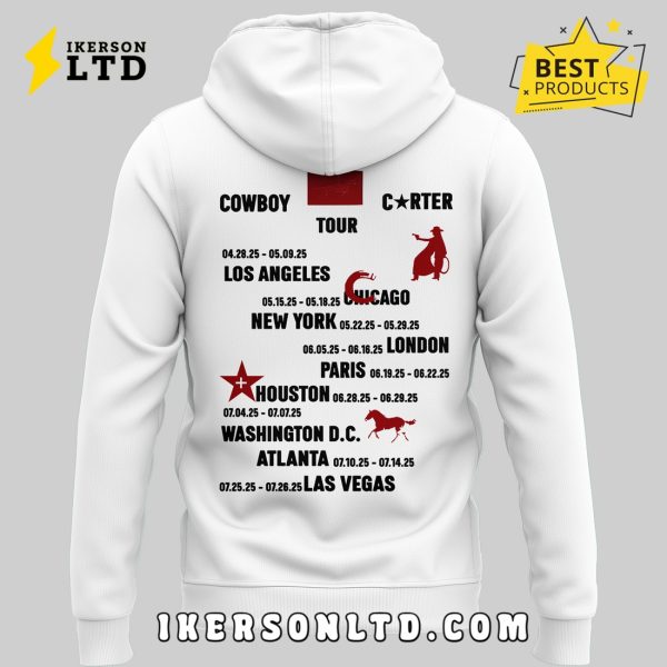 2025 Beyonce x Washington DC White Hoodie, Long Pants