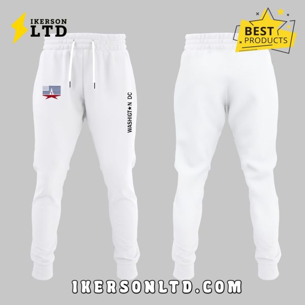 2025 Beyonce x Washington DC White Hoodie, Long Pants
