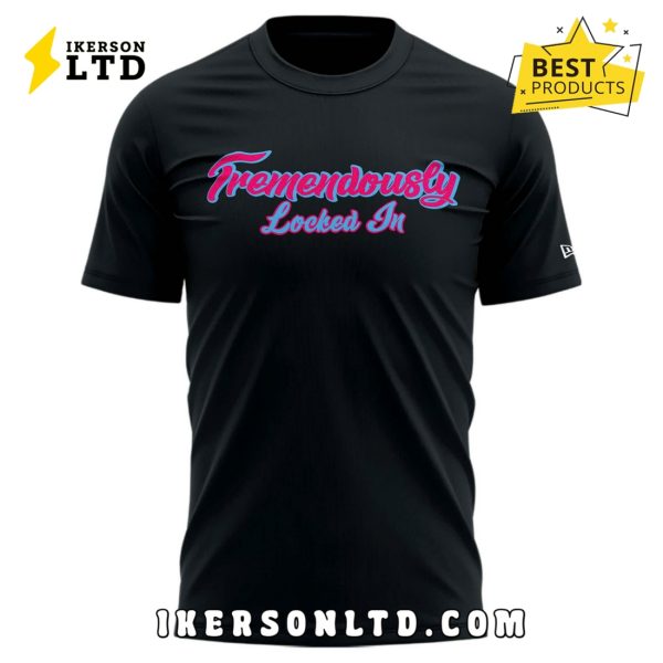 2025 Tremendously Locked In Red Sox Black Shirt