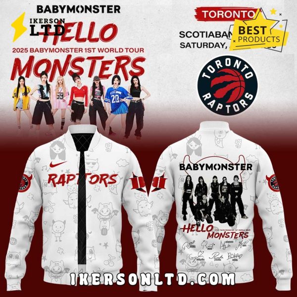 Babymonster 1st World Tour 2025 x Raptors Signature Baseball Jacket