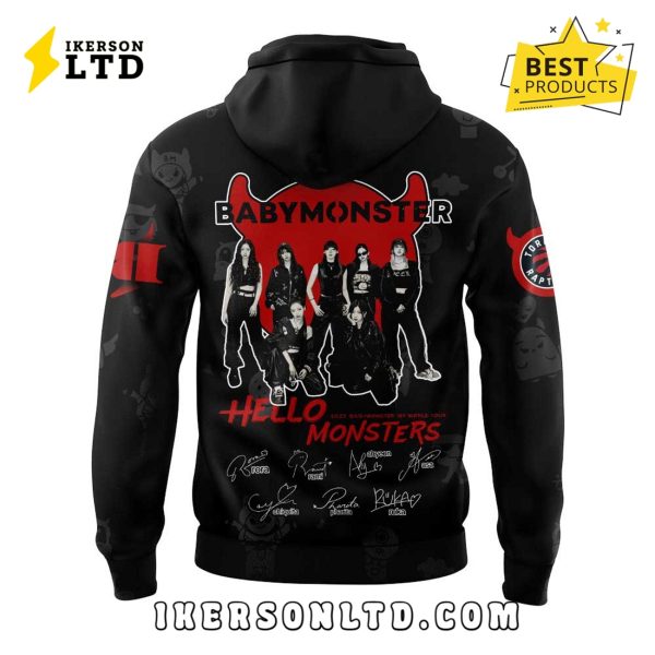 Babymonster 1st World Tour x Raptors Black Hoodie 2025