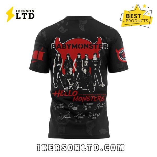 Babymonster 1st World Tour x Raptors Black Hoodie 2025