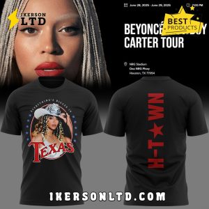 Beyonce x Houston Tour Black Hoodie 2025