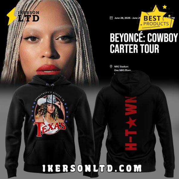Beyonce x Houston Tour Black Hoodie 2025