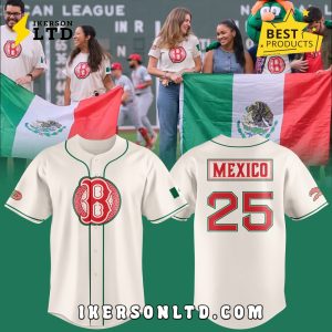 Boston Red Sox Mexican Celebration Night 2025 Jersey