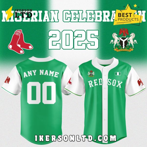 Boston Red Sox x Nigerian Heritage Celebration Jersey