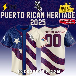 Boston Red Sox x Puerto Rican Heritage Custom Baseball Jersey