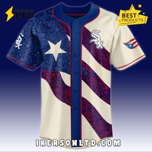 Boston Red Sox x Puerto Rican Heritage Custom Baseball Jersey