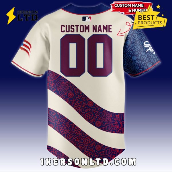 Boston Red Sox x Puerto Rican Heritage Custom Baseball Jersey