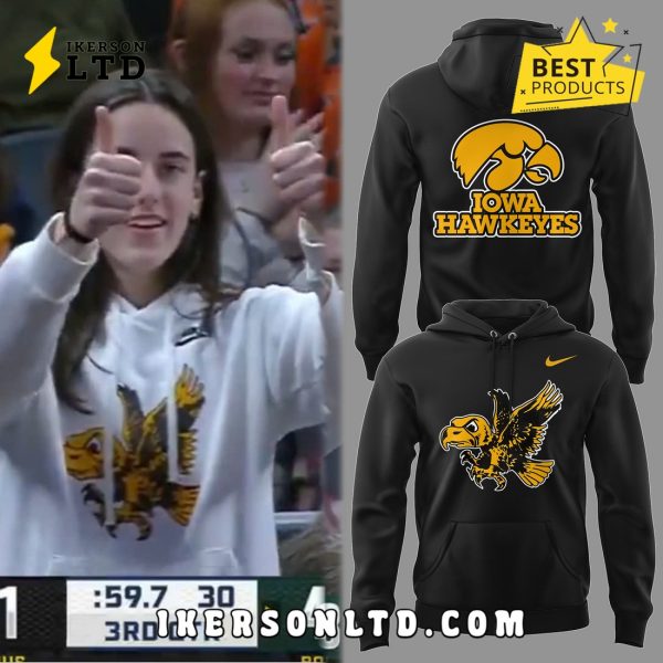 Caitlin Clark Iowa Hawkeyes Black Edition 2025 Hoodie