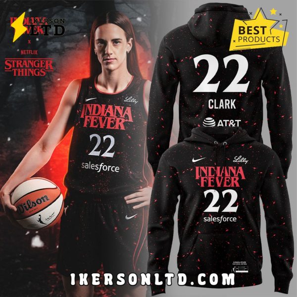 Caitlin Clark Stranger Things Rebel Swingman Hoodie