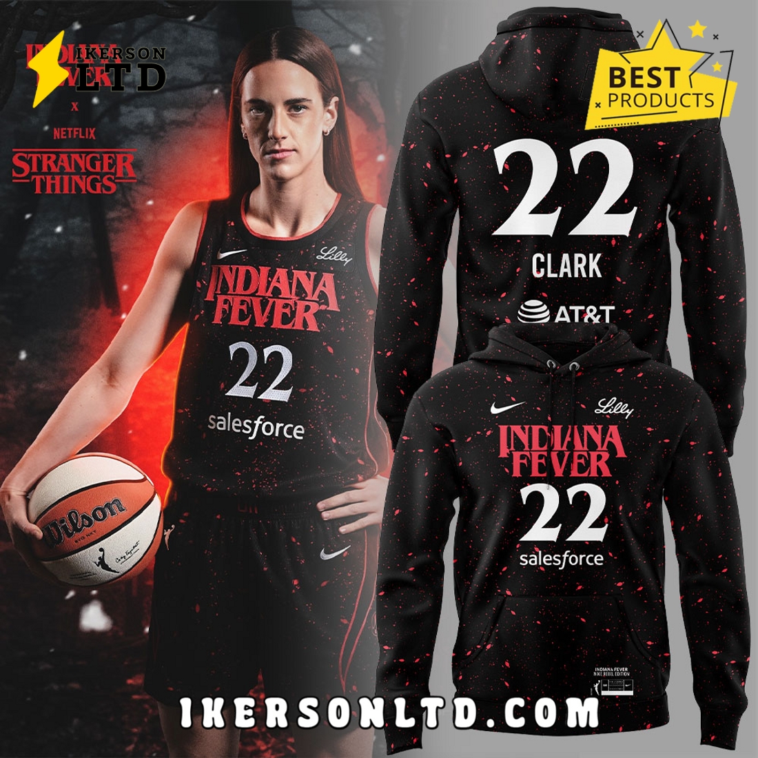 Caitlin Clark Stranger Things Rebel Swingman Hoodie, Long Pants Caitlin Clark Stranger Things Rebel Swingman Hoodie, Long Pants