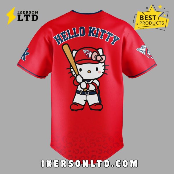 Cleveland Guardians x Hello Kitty Night 2025 Jersey – Red