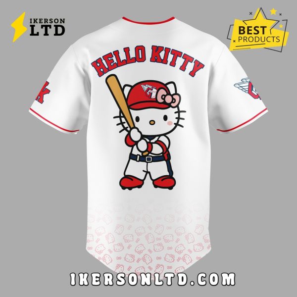 Cleveland Guardians x Hello Kitty Night 2025 Jersey – White