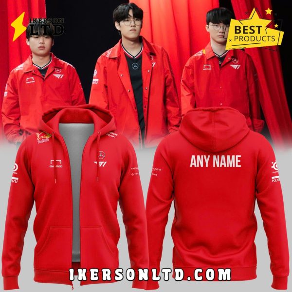 Custom T1 Team Esports Red Edition Hoodie