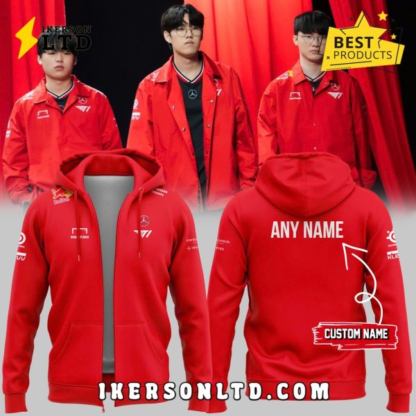 Custom T1 Team Esports Red Edition Hoodie