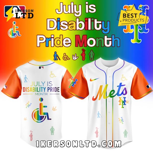 Disability Pride Month x New York Mets Baseball Jersey