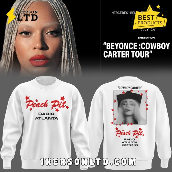 Exclusive Version Beyonce x Atlanta White Hoodie 2025