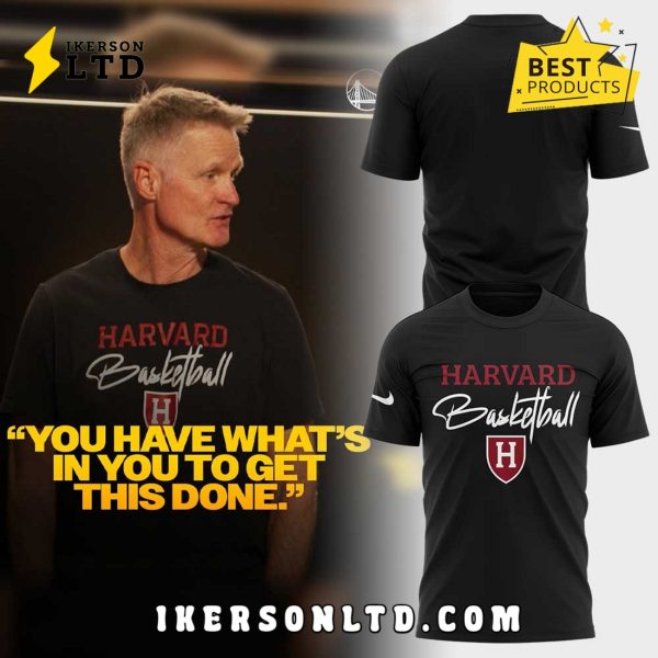 Golden State Warriors Coach Steve Kerr Harvard Shirt