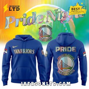 Golden State Warriors LGBTQ Pride 2025 Blue Hoodie
