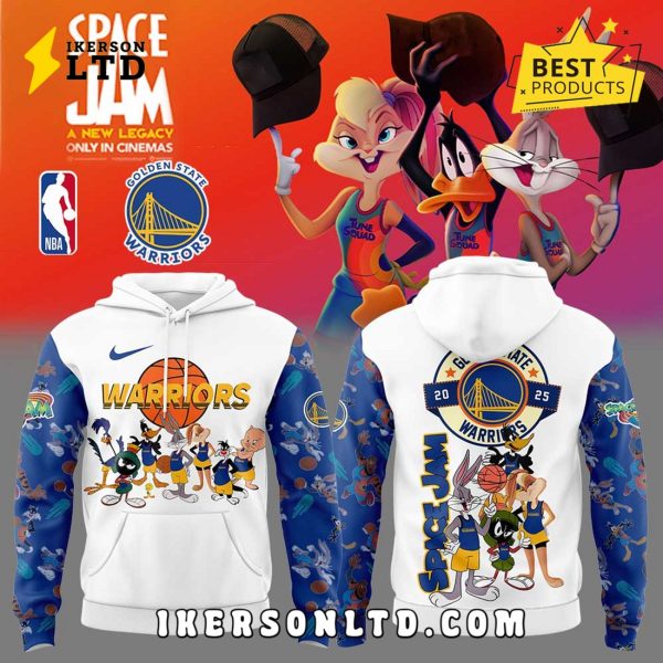 Golden State Warriors x Space Jam Hoodie, Long Pants