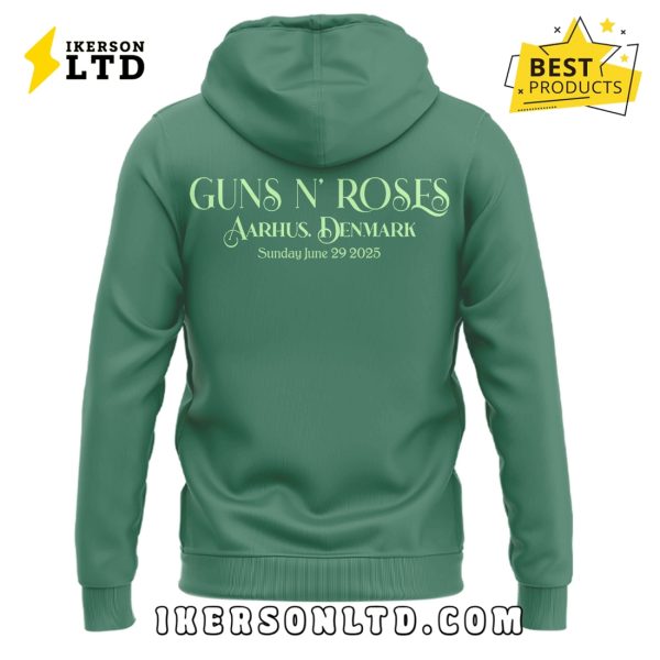 Guns N’ Roses World Tour to Aarhus 2025 Hoodie, Long Pants