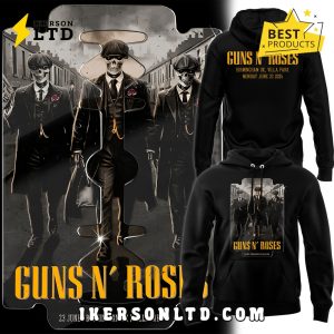 Guns N’ Roses World Tour to Birmingham Black Hoodie
