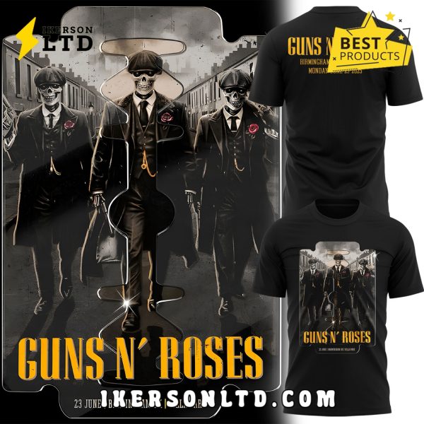 Guns N’ Roses World Tour to Birmingham Black Hoodie