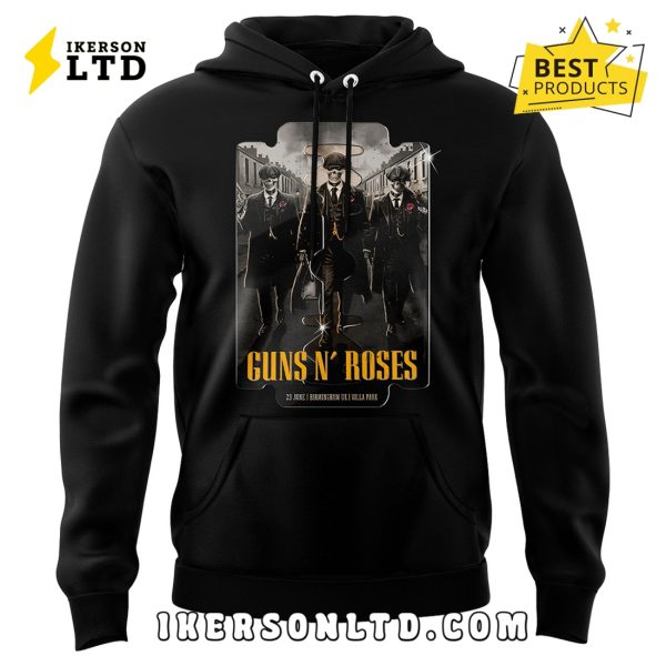 Guns N’ Roses World Tour to Birmingham Black Hoodie