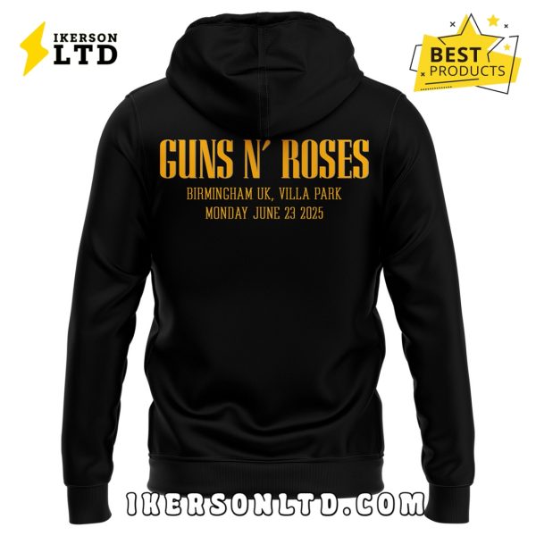 Guns N’ Roses World Tour to Birmingham Black Hoodie