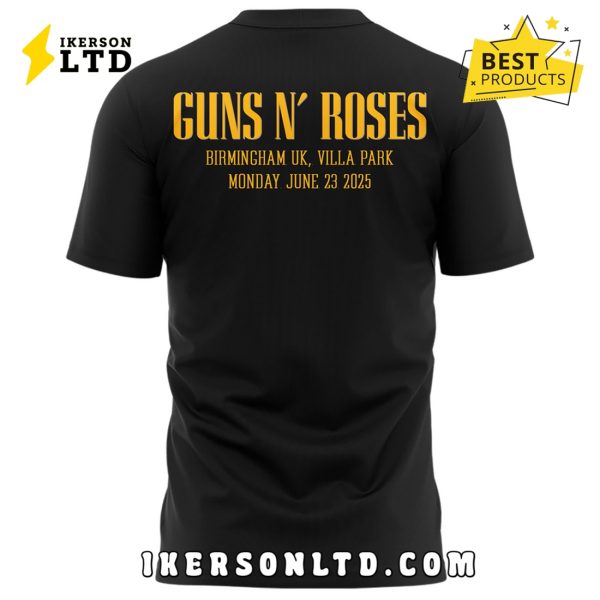 Guns N’ Roses World Tour to Birmingham Black Hoodie