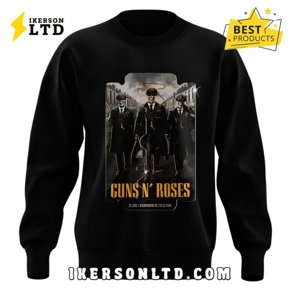 Guns N’ Roses World Tour to Birmingham Black Hoodie