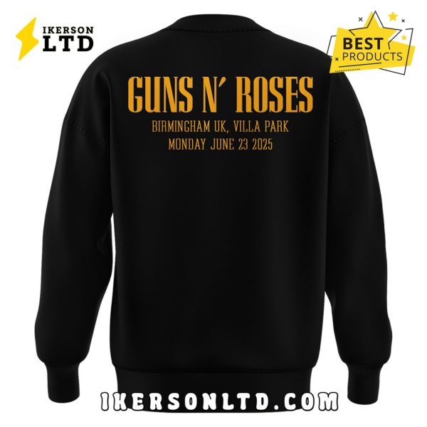 Guns N’ Roses World Tour to Birmingham Black Hoodie