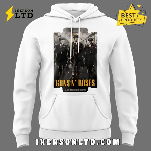Guns N’ Roses World Tour to Birmingham White Hoodie