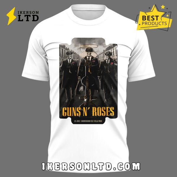 Guns N’ Roses World Tour to Birmingham White Hoodie