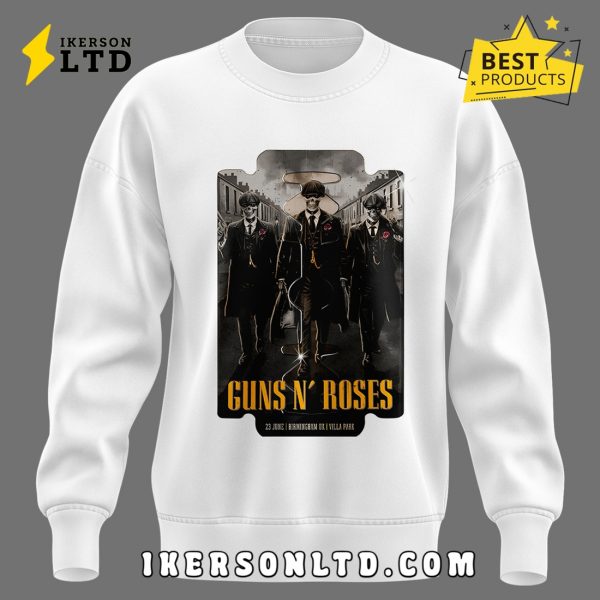 Guns N’ Roses World Tour to Birmingham White Hoodie