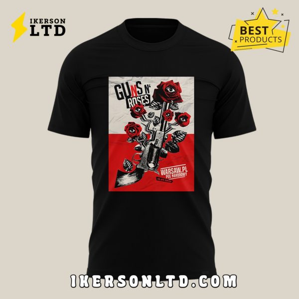 Guns N’ Roses World Tour to Warsaw 2025 Shirt