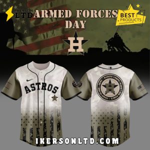 Houston Astros Armed Forces Day Baseball Jersey 2025