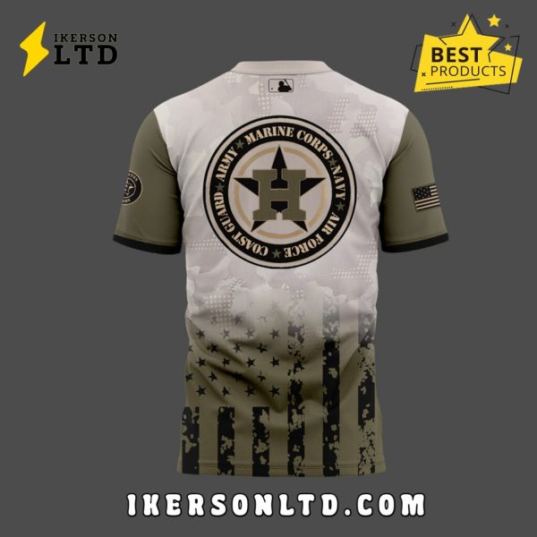 Houston Astros Armed Forces Day Hoodie 2025