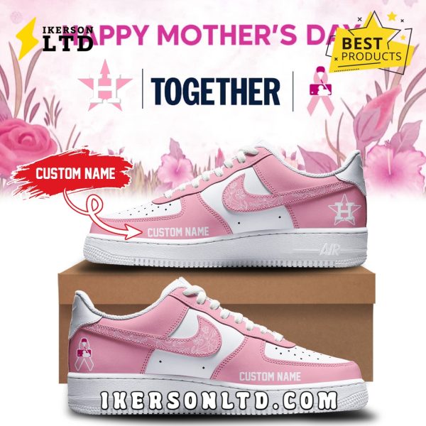 Houston Astros Happy Mother Day Air Force 1 Sneakers 2025